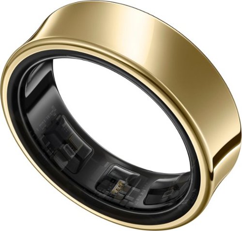 SAMSUNG GALAXY RING – SIZE 5 - TITANIUM GOLD INTERNATIONAL SHIPPING